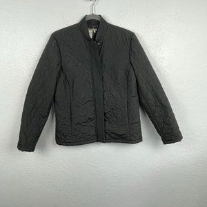 Isabella Bird Women's Black Quilted Full Zip Jacket Size S